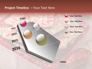 Homemade Red Chocolate PowerPoint Template