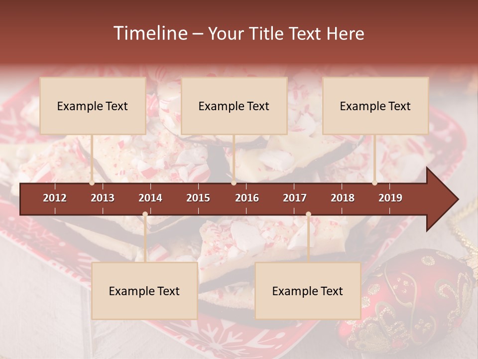 Homemade Red Chocolate PowerPoint Template