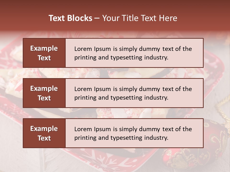 Homemade Red Chocolate PowerPoint Template