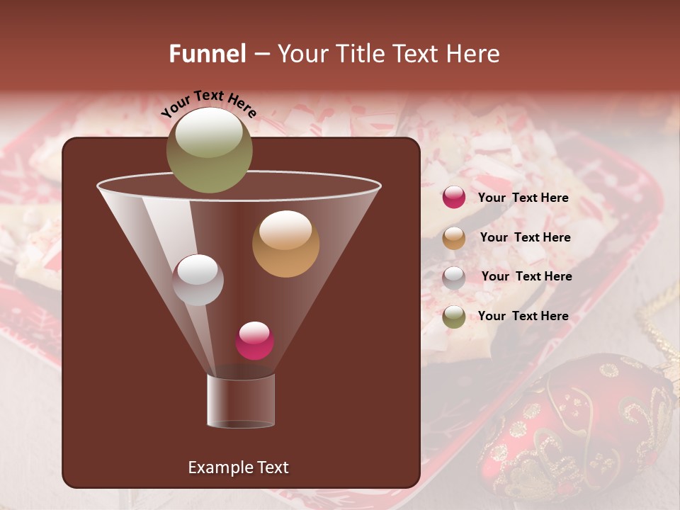 Homemade Red Chocolate PowerPoint Template