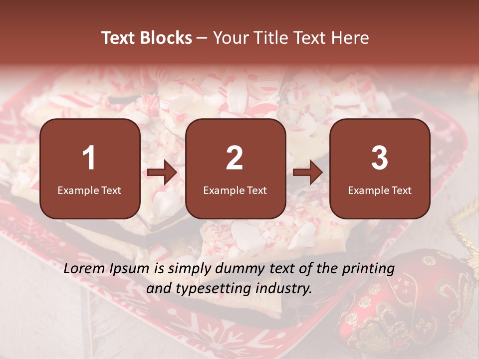 Homemade Red Chocolate PowerPoint Template