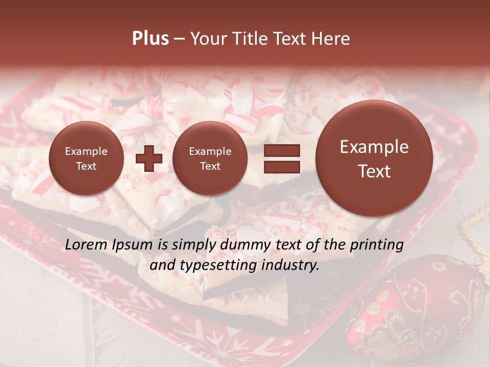 Homemade Red Chocolate PowerPoint Template