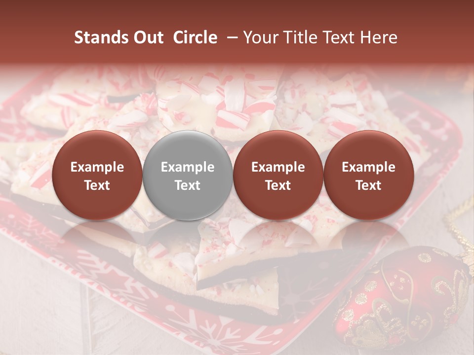 Homemade Red Chocolate PowerPoint Template