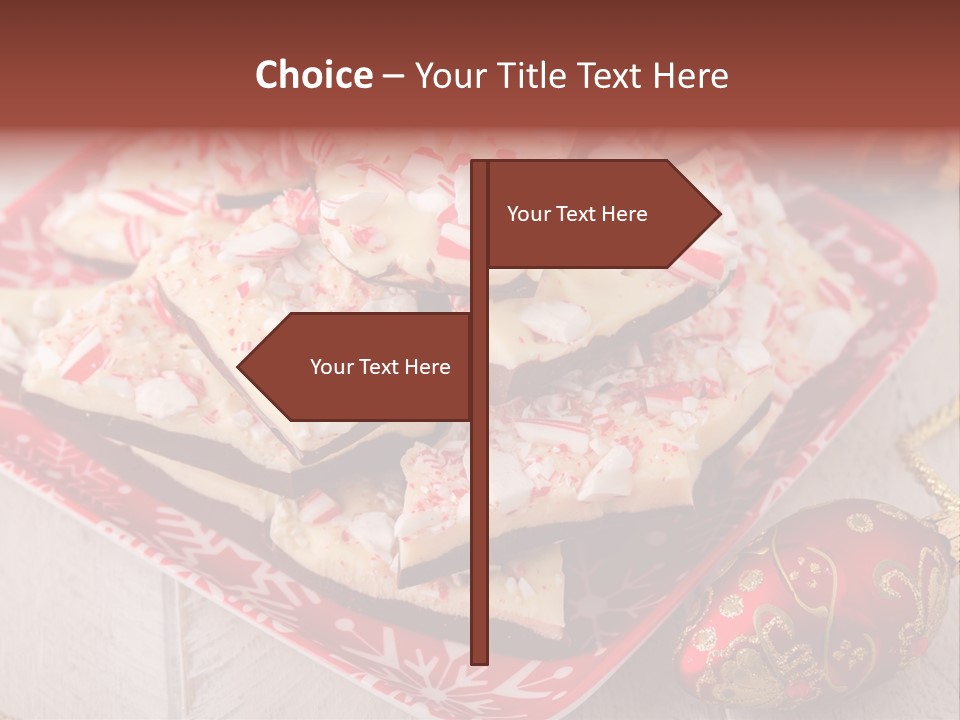 Homemade Red Chocolate PowerPoint Template