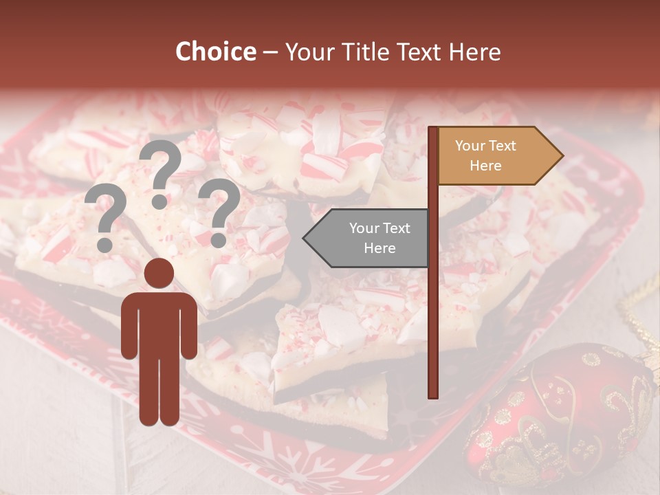 Homemade Red Chocolate PowerPoint Template