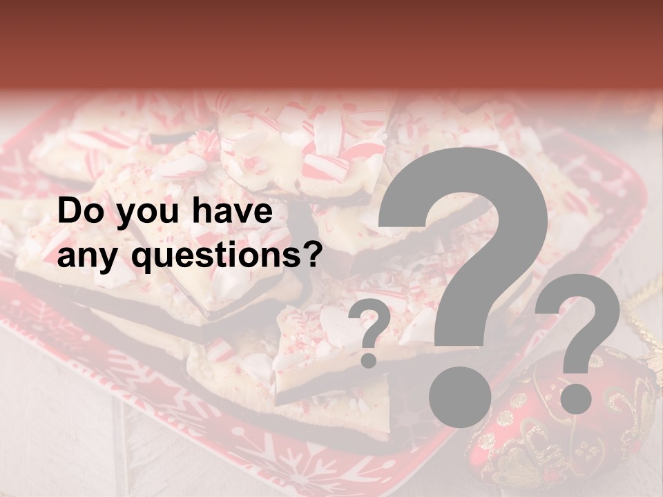 Homemade Red Chocolate PowerPoint Template