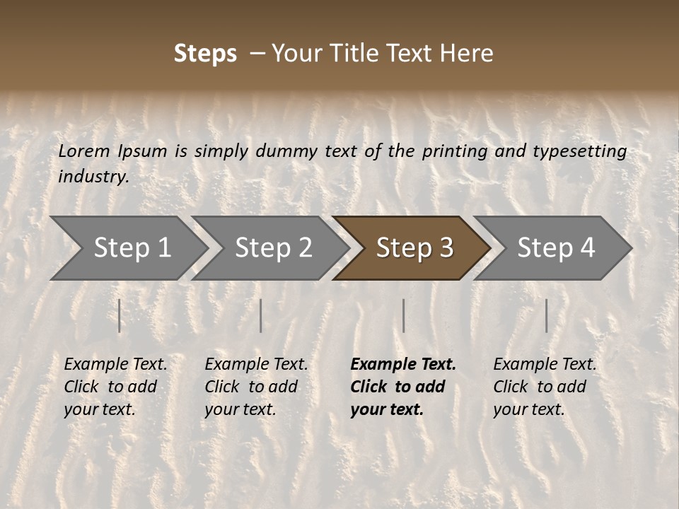 Queensland North Rock PowerPoint Template