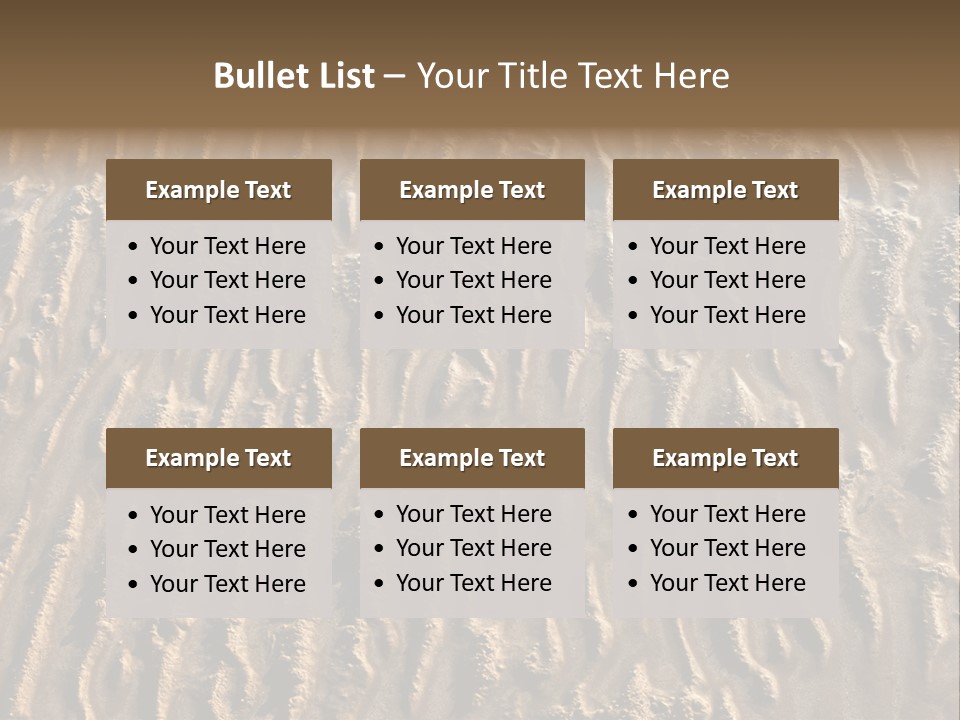 Queensland North Rock PowerPoint Template