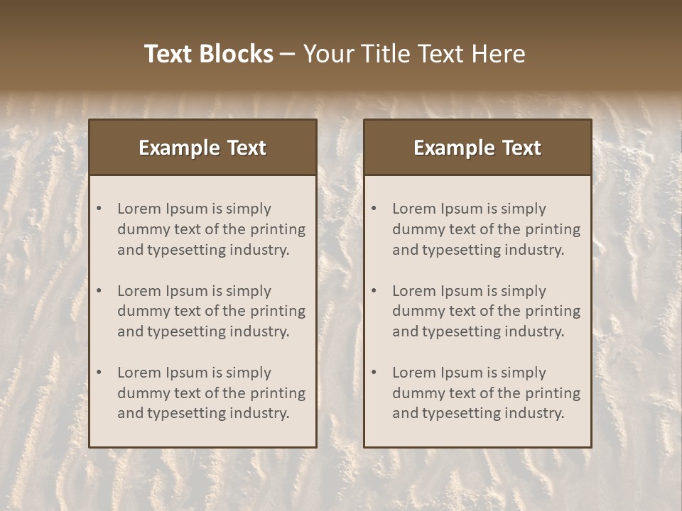 Queensland North Rock PowerPoint Template