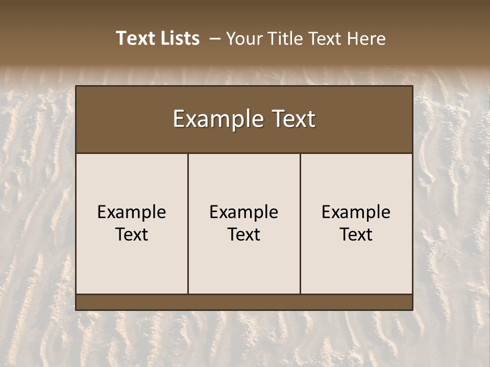 Queensland North Rock PowerPoint Template