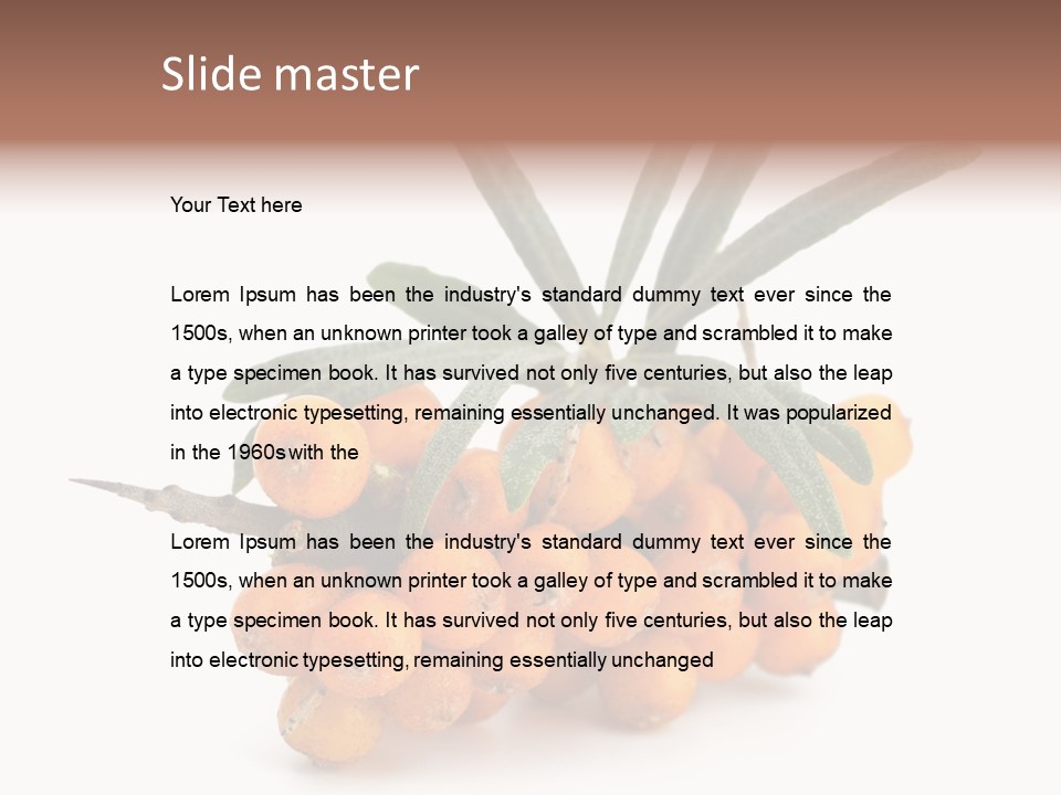 Nutrition Season Autumn PowerPoint Template