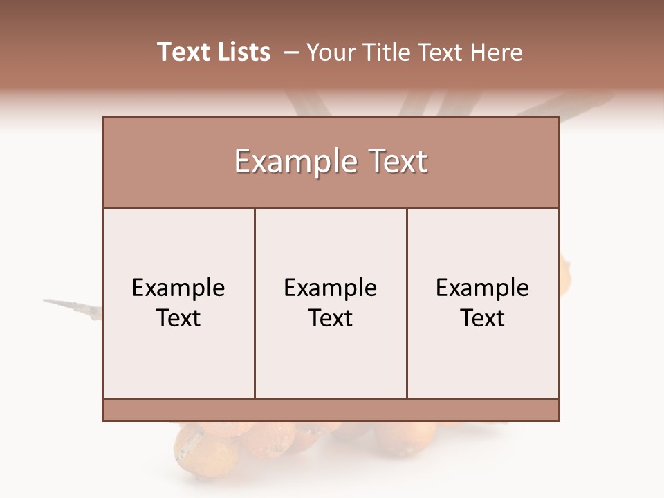 Nutrition Season Autumn PowerPoint Template