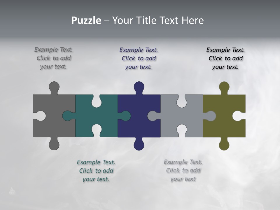 Mist Steam Pollution PowerPoint Template