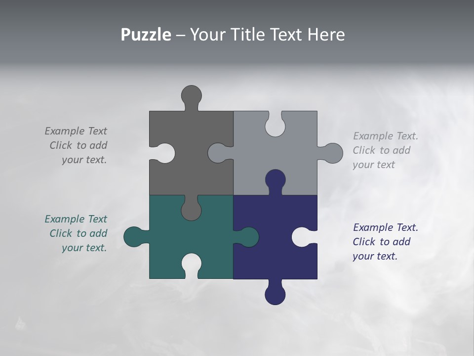 Mist Steam Pollution PowerPoint Template