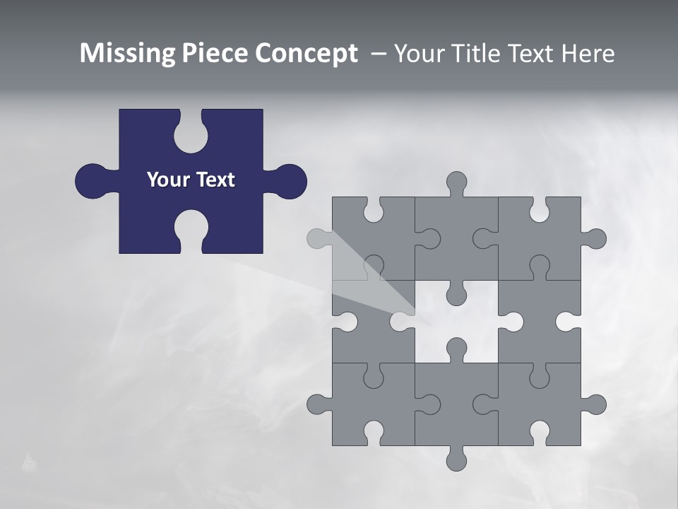 Mist Steam Pollution PowerPoint Template