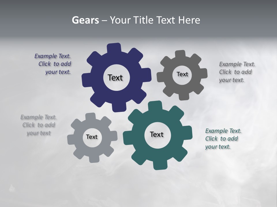 Mist Steam Pollution PowerPoint Template