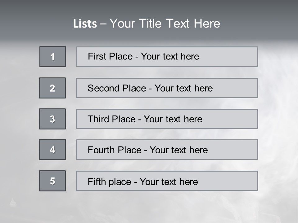 Mist Steam Pollution PowerPoint Template