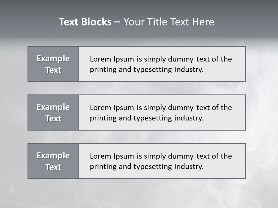 Mist Steam Pollution PowerPoint Template