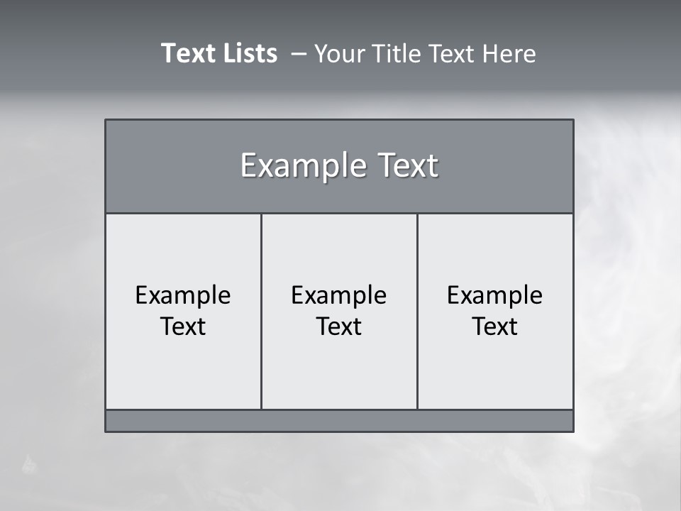 Mist Steam Pollution PowerPoint Template
