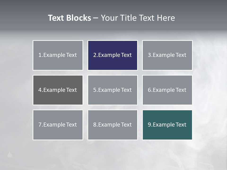 Mist Steam Pollution PowerPoint Template
