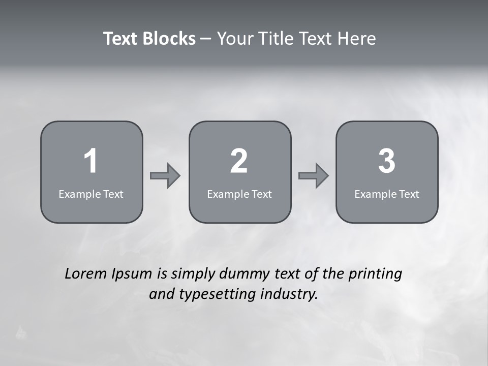 Mist Steam Pollution PowerPoint Template