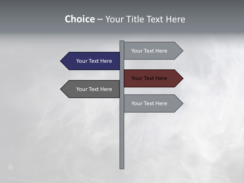 Mist Steam Pollution PowerPoint Template