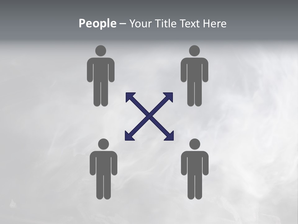 Mist Steam Pollution PowerPoint Template