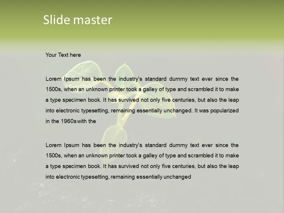 Nature Vegetable Country PowerPoint Template
