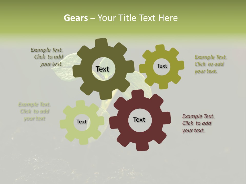 Nature Vegetable Country PowerPoint Template