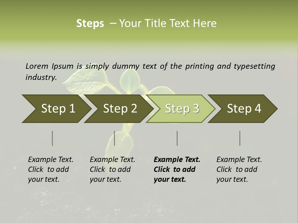 Nature Vegetable Country PowerPoint Template