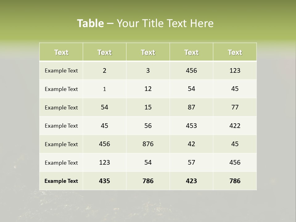 Nature Vegetable Country PowerPoint Template