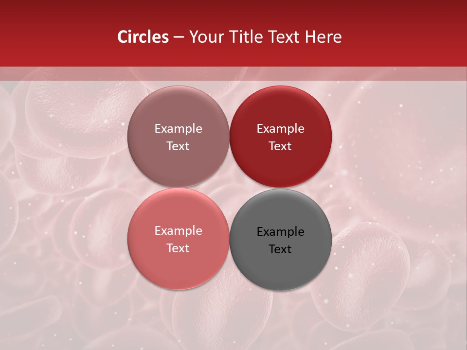 Genetic Erythrocytes Render PowerPoint Template