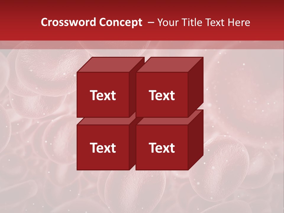 Genetic Erythrocytes Render PowerPoint Template