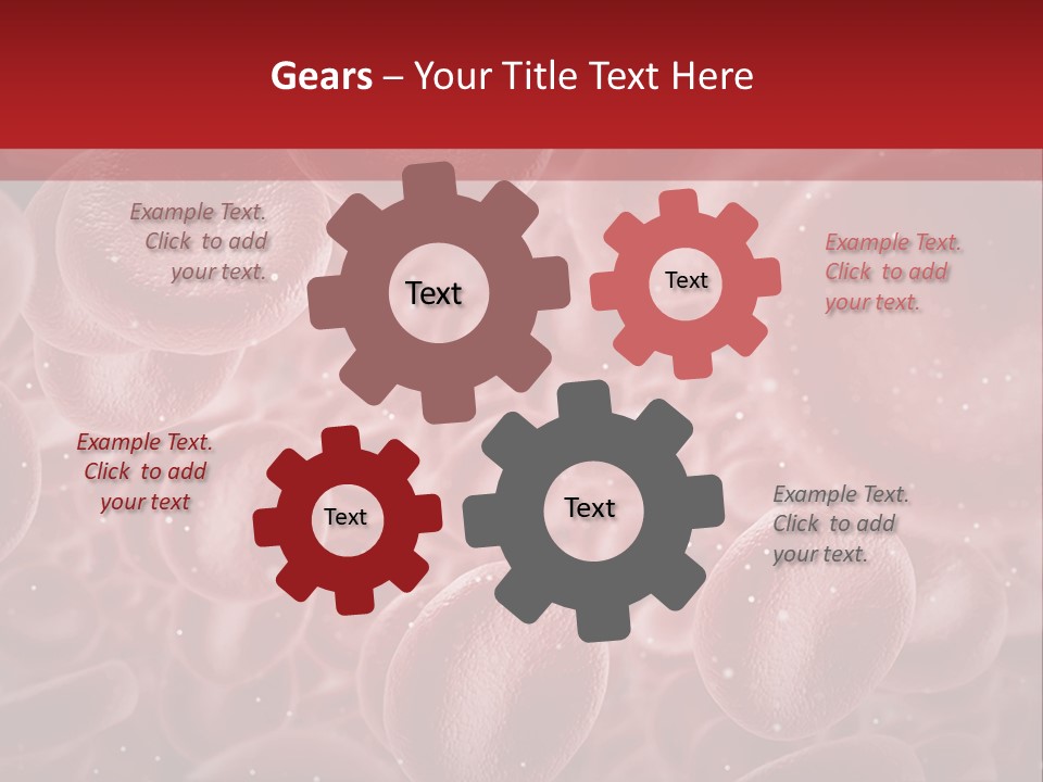 Genetic Erythrocytes Render PowerPoint Template