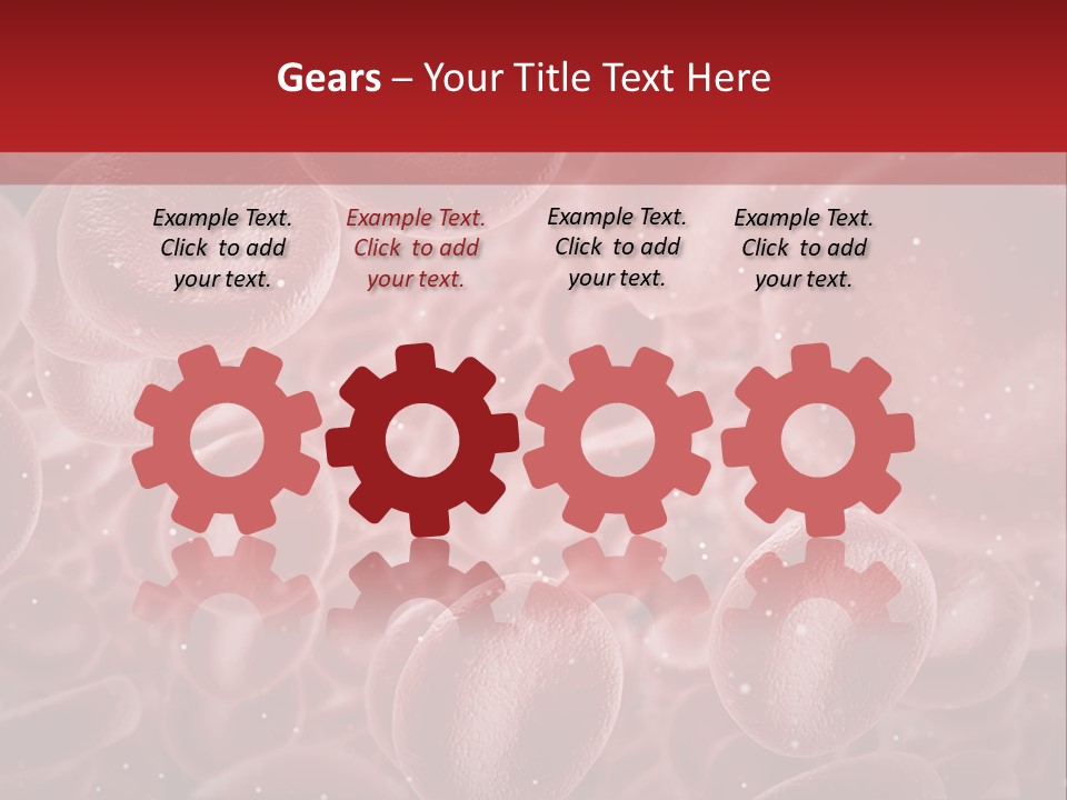 Genetic Erythrocytes Render PowerPoint Template