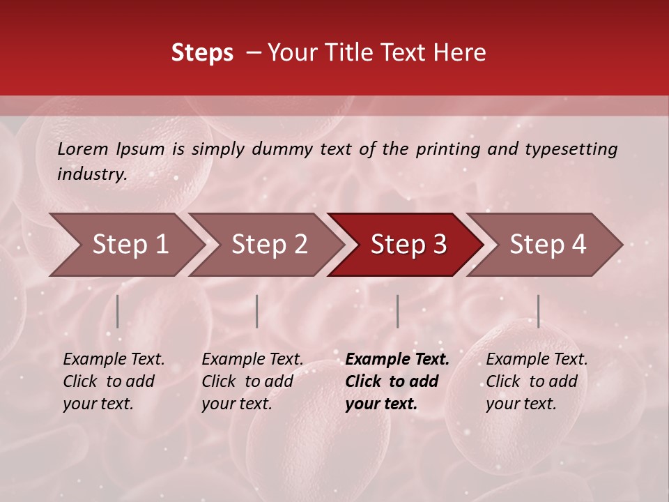 Genetic Erythrocytes Render PowerPoint Template