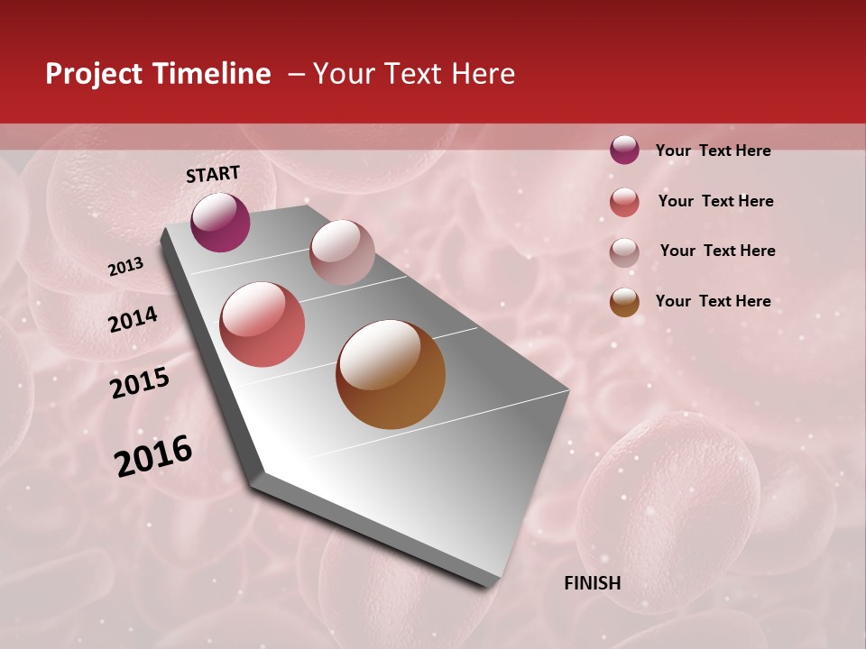 Genetic Erythrocytes Render PowerPoint Template