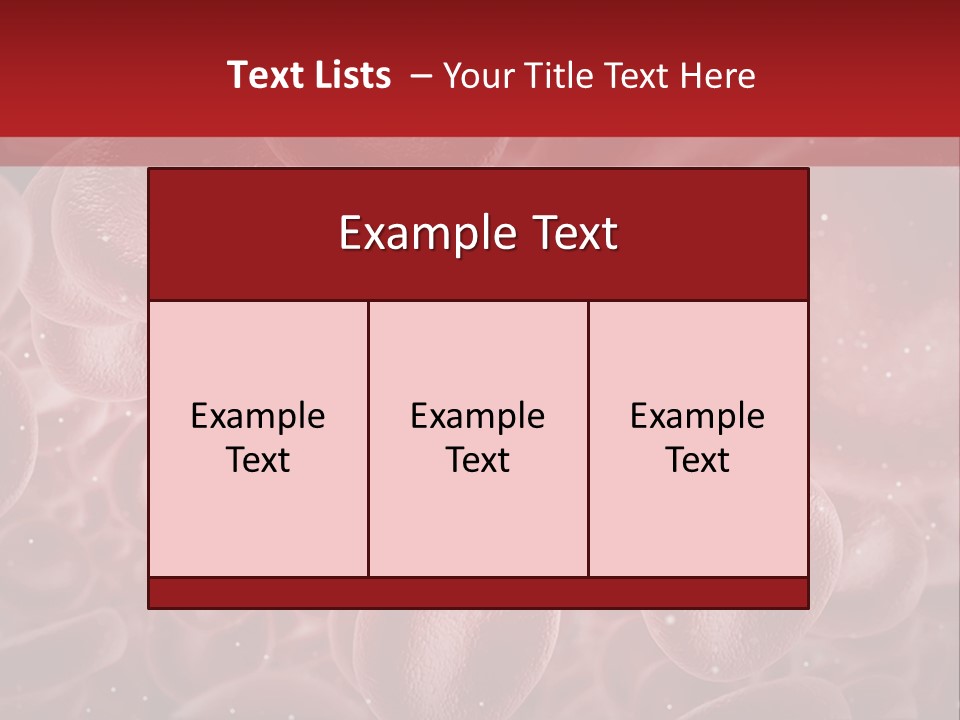Genetic Erythrocytes Render PowerPoint Template