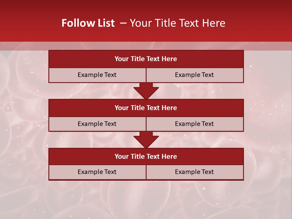 Genetic Erythrocytes Render PowerPoint Template