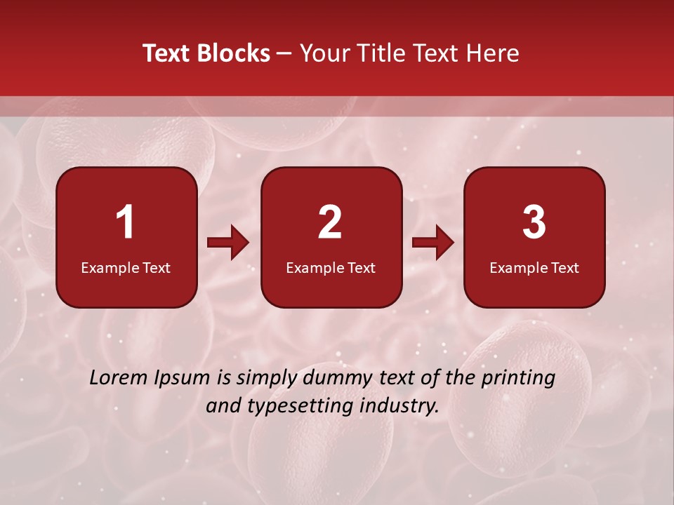 Genetic Erythrocytes Render PowerPoint Template