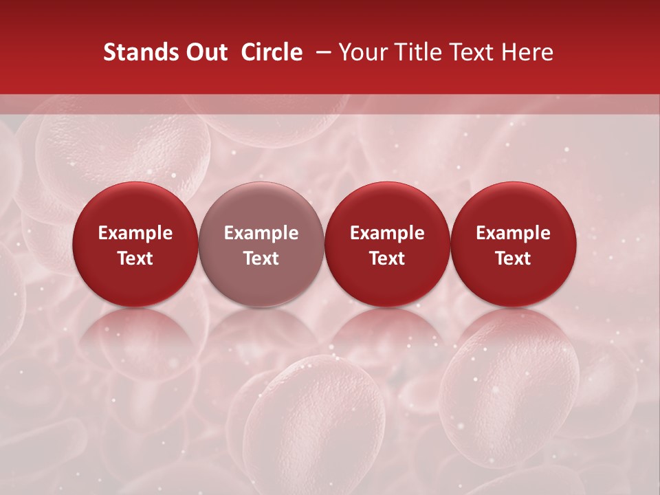 Genetic Erythrocytes Render PowerPoint Template