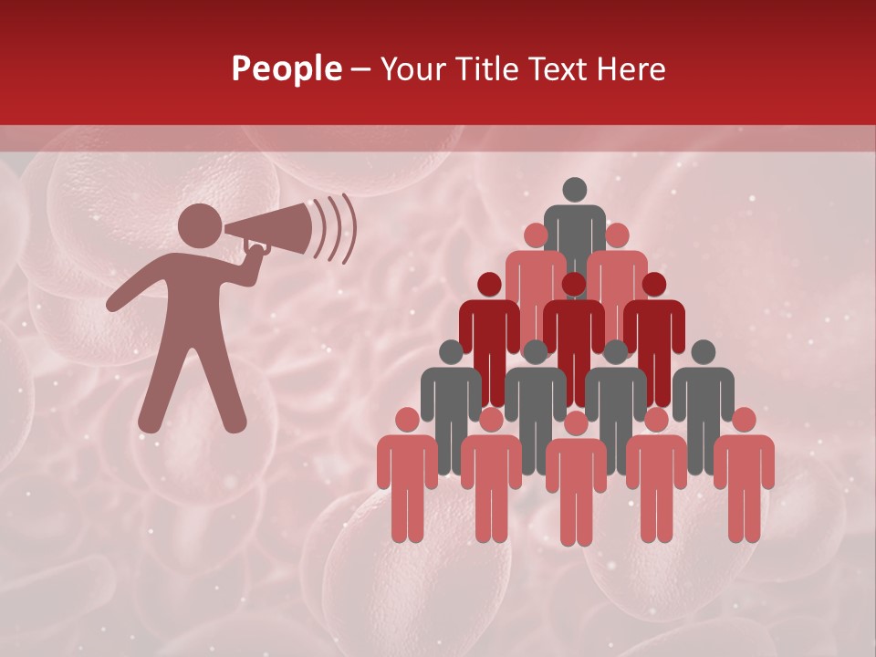 Genetic Erythrocytes Render PowerPoint Template