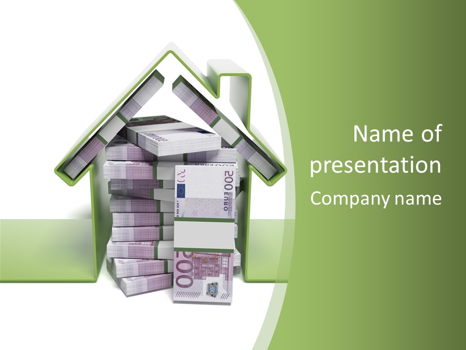 Ideas Rent Loan PowerPoint Template