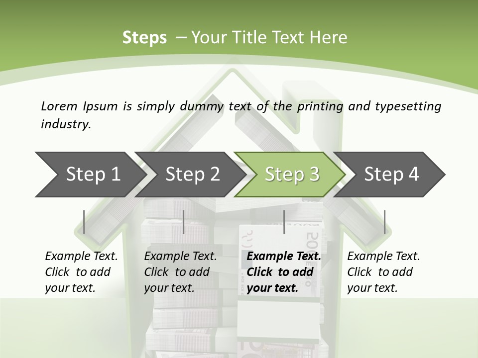 Ideas Rent Loan PowerPoint Template