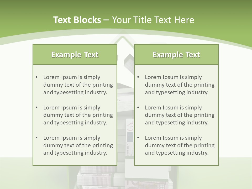 Ideas Rent Loan PowerPoint Template