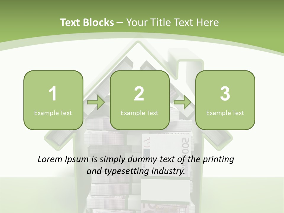 Ideas Rent Loan PowerPoint Template