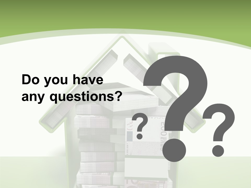 Ideas Rent Loan PowerPoint Template