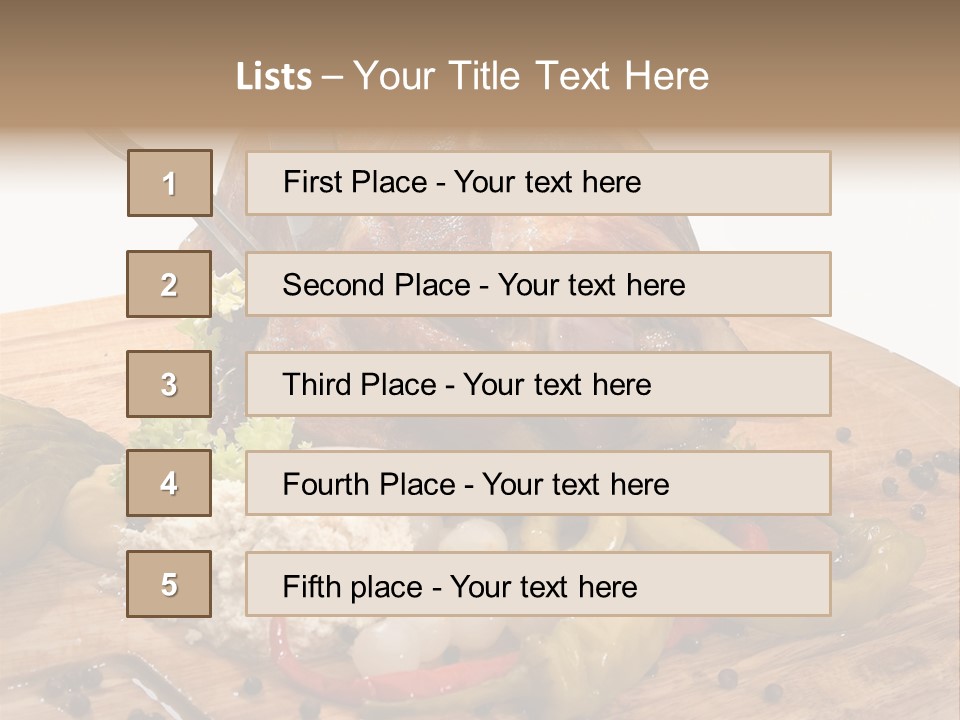 Grass Healthy Preparing PowerPoint Template