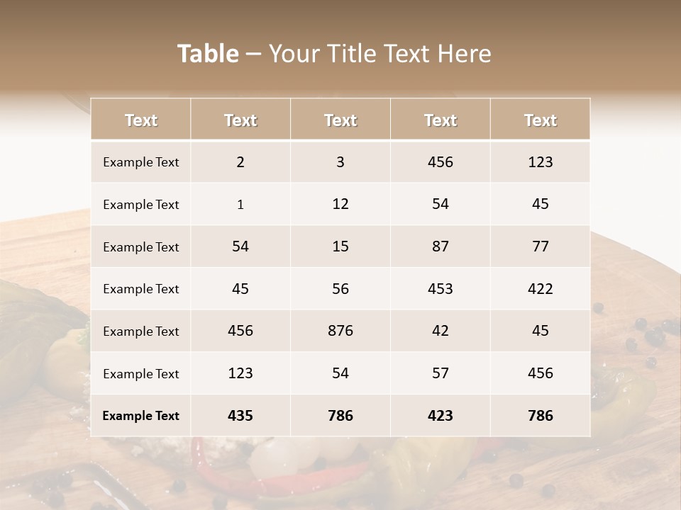 Grass Healthy Preparing PowerPoint Template