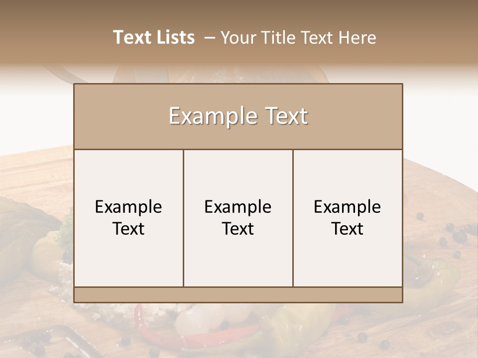 Grass Healthy Preparing PowerPoint Template